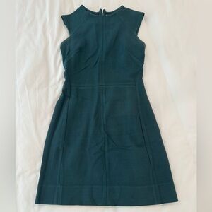 MM Lafleur Teal Cap-Sleeve Sheath Dress